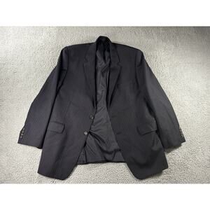 Lauren Ralph Lauren Sports Coat Men 46 R Wool Pin Stripe‎ Blazer Jacket